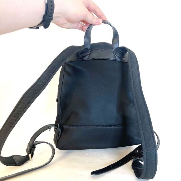 Kate Spade Karissa Nylon Medium Backpack Black Mini Backpack - Picture 3 of 8